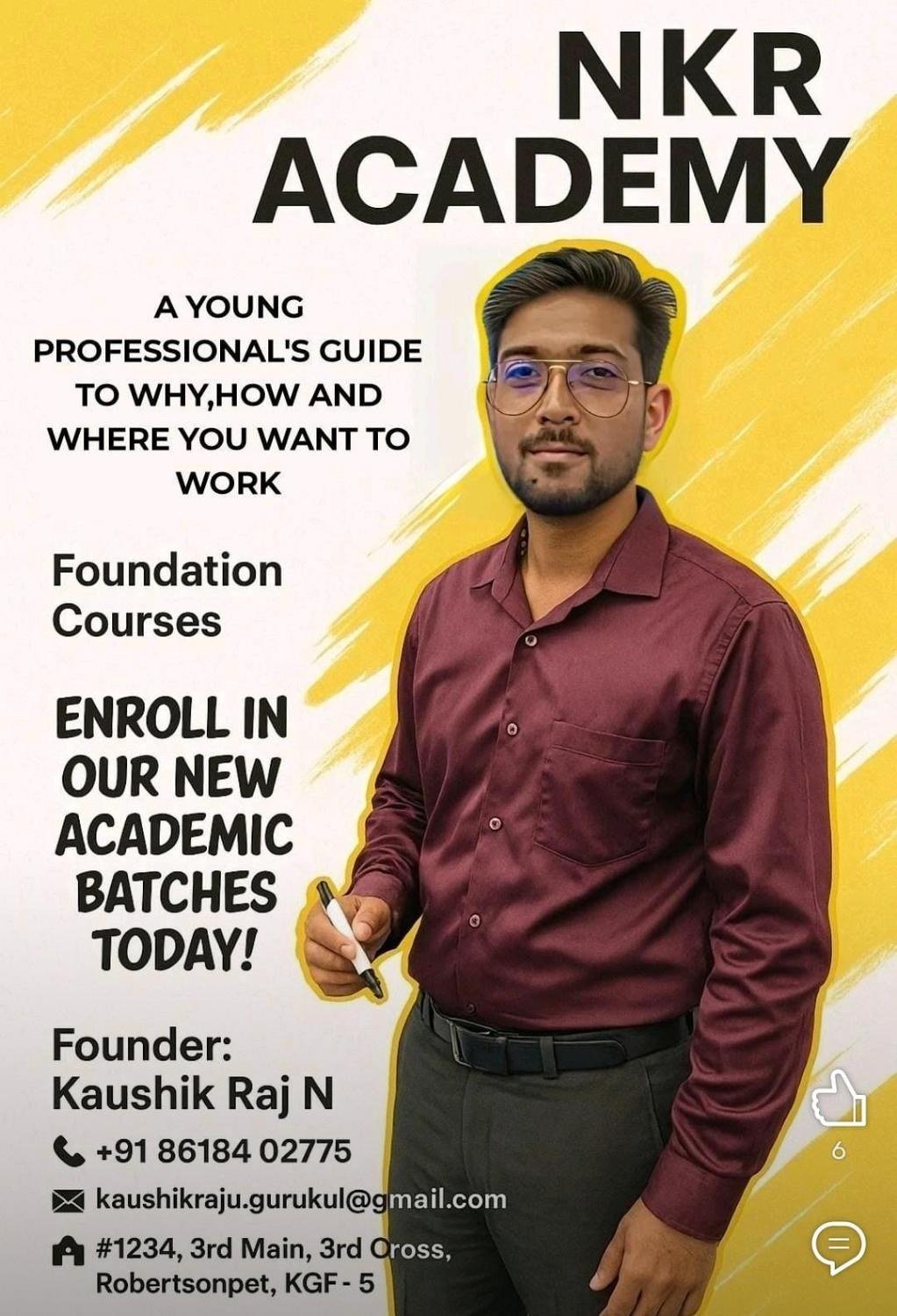 NKR Academy poster